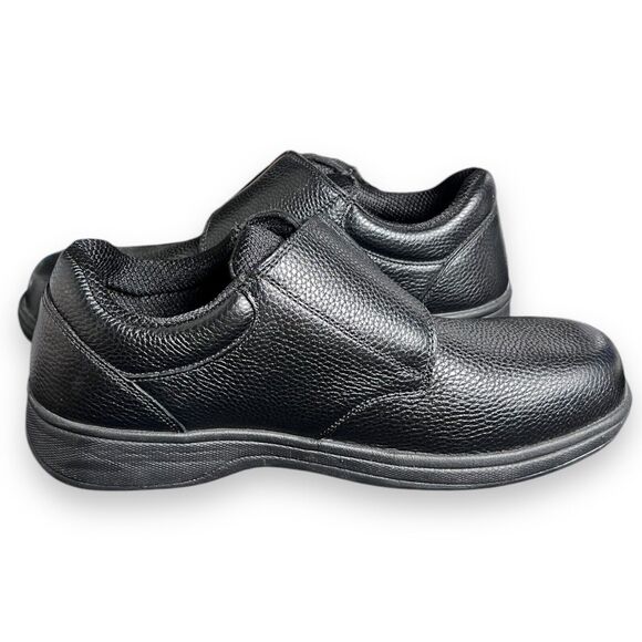 Orthofeet 510 Black Leather Orthopedic Pain Relief Shoes Men’s Size 10 Medium - Picture 7 of 10
